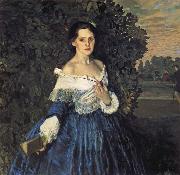 Konstantin Somov, Lady in Blue